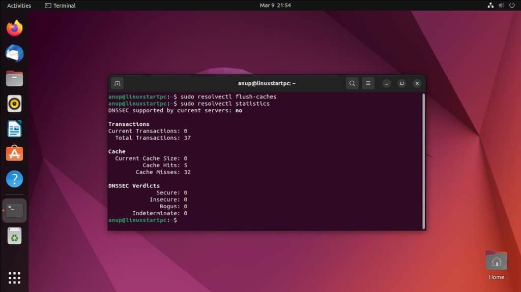 how-to-flush-dns-cache-on-ubuntu-linux-start