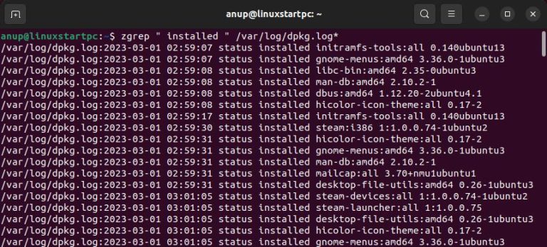 how-to-list-installed-packages-on-ubuntu-linux-start