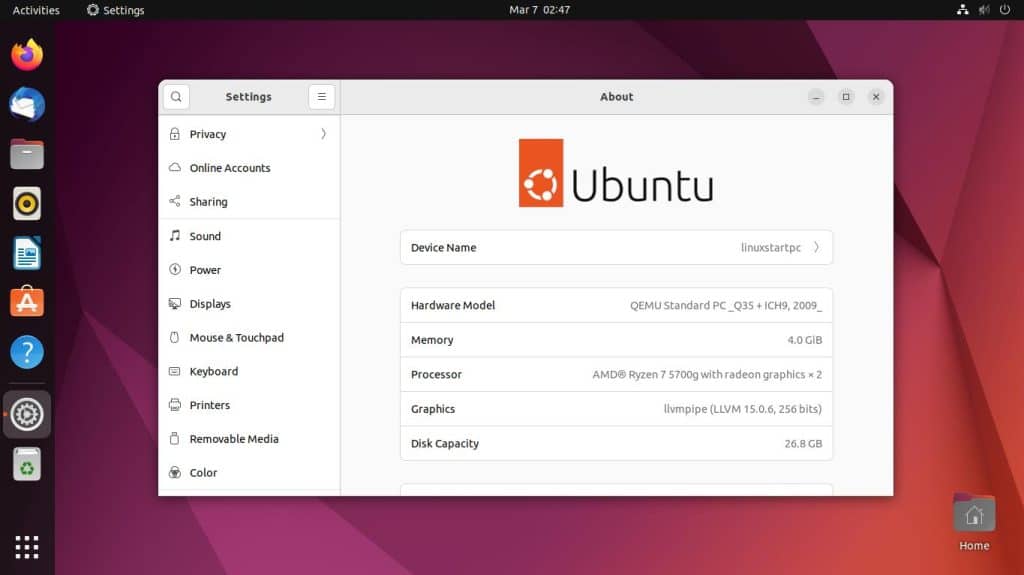 Ubuntu System Requirements and Minimum Linux Start